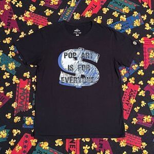 Mens UNIQLO x Andy Warhol Front & Back Graphic Tee Shirt / Size L